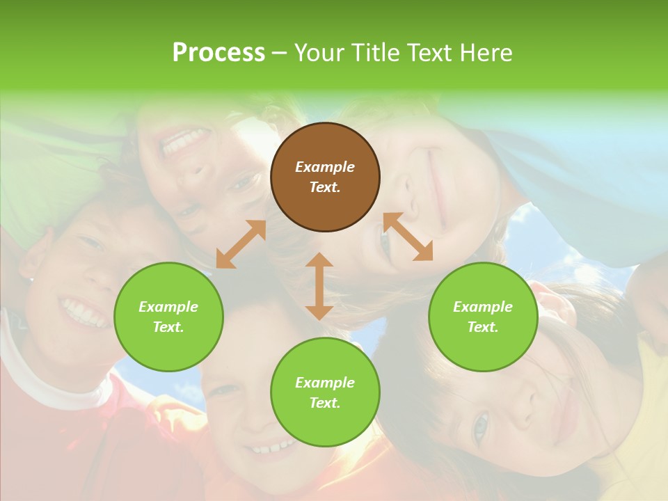 White Person Girl PowerPoint Template