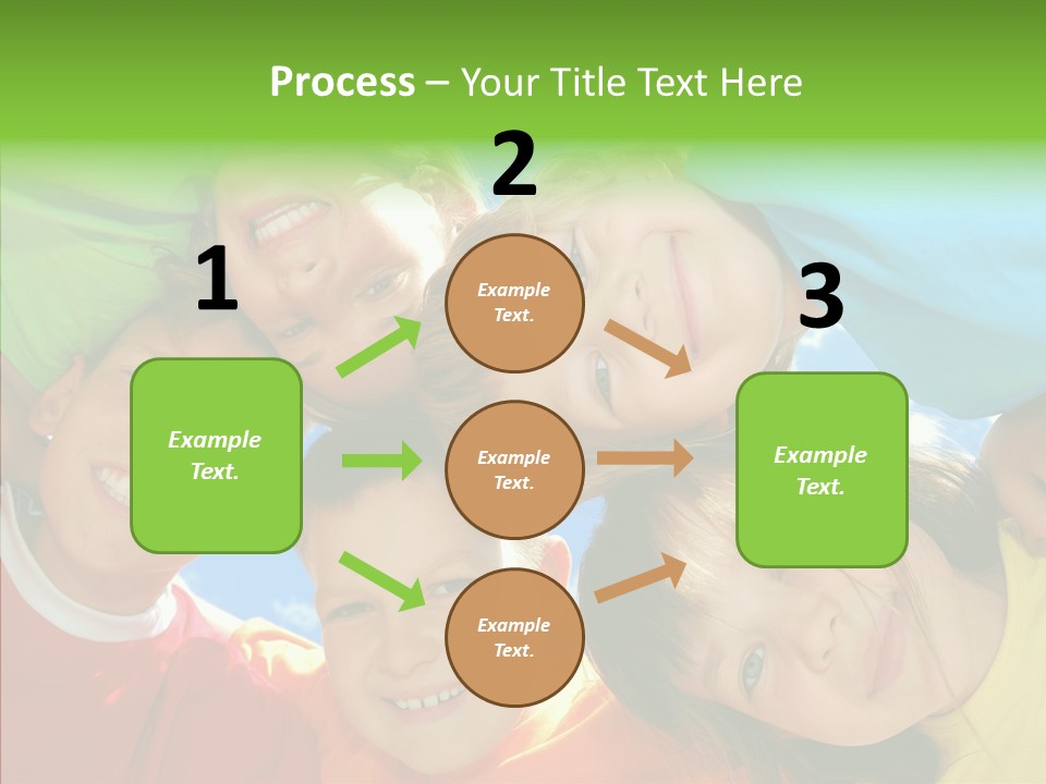 White Person Girl PowerPoint Template