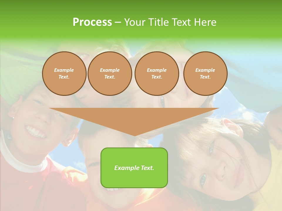 White Person Girl PowerPoint Template