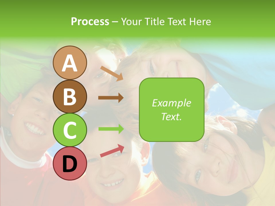 White Person Girl PowerPoint Template