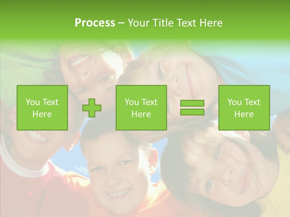 White Person Girl PowerPoint Template