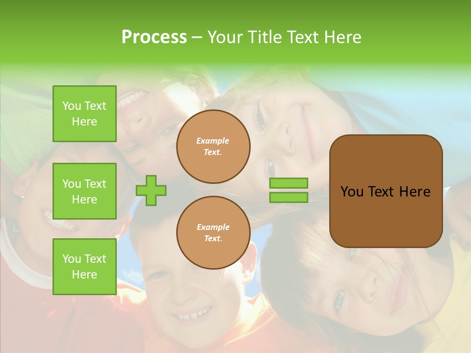 White Person Girl PowerPoint Template