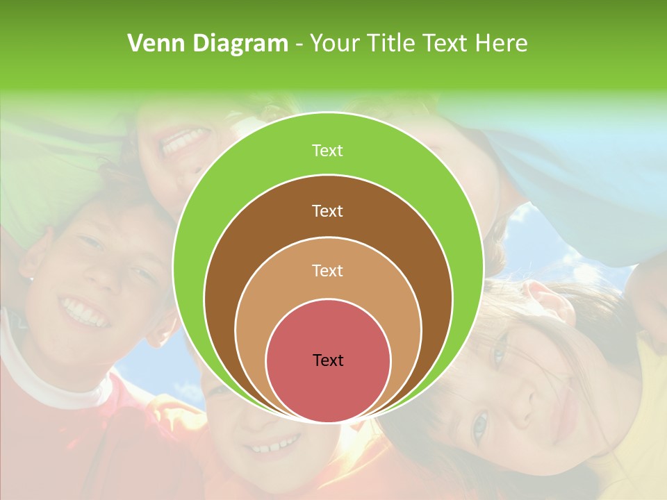 White Person Girl PowerPoint Template