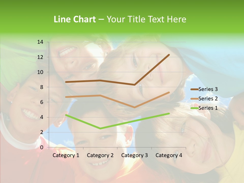 White Person Girl PowerPoint Template