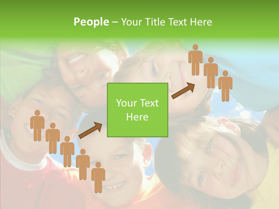 White Person Girl PowerPoint Template