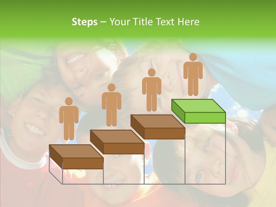 White Person Girl PowerPoint Template