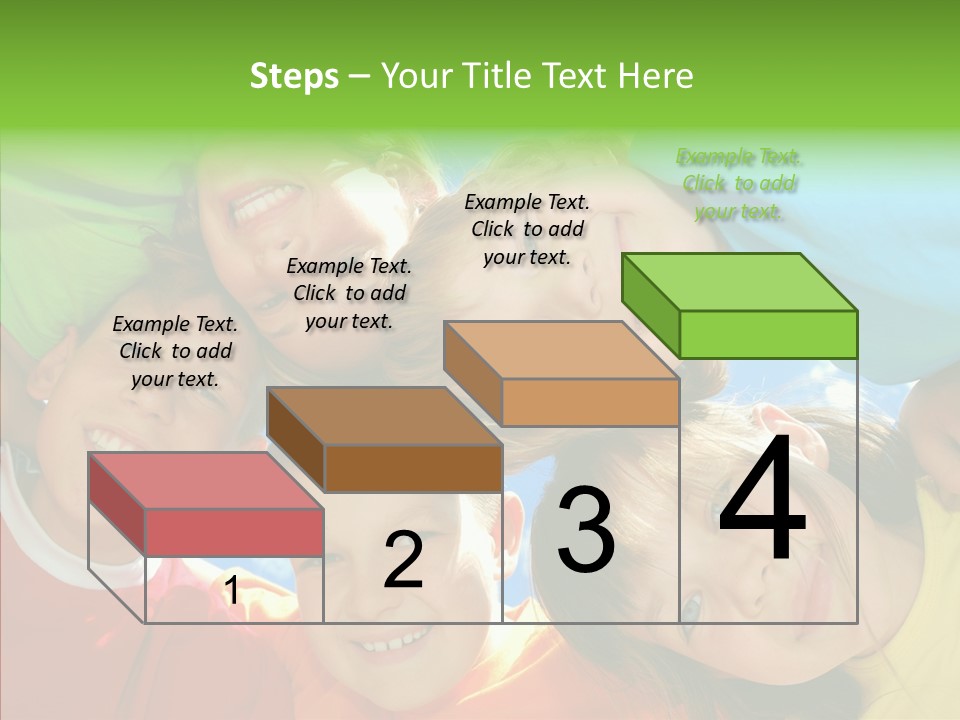 White Person Girl PowerPoint Template