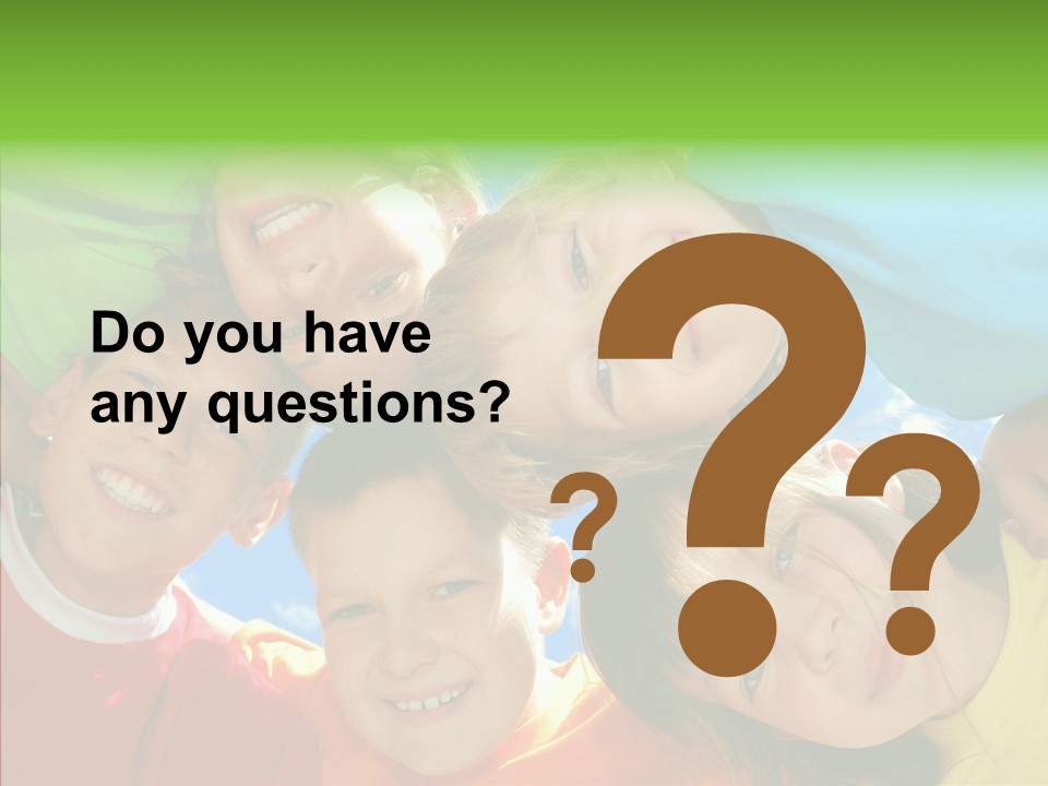 White Person Girl PowerPoint Template