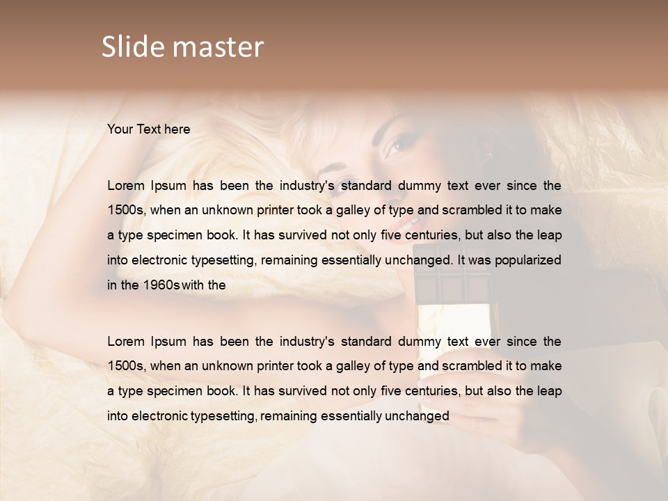 Block Pretty Romance PowerPoint Template