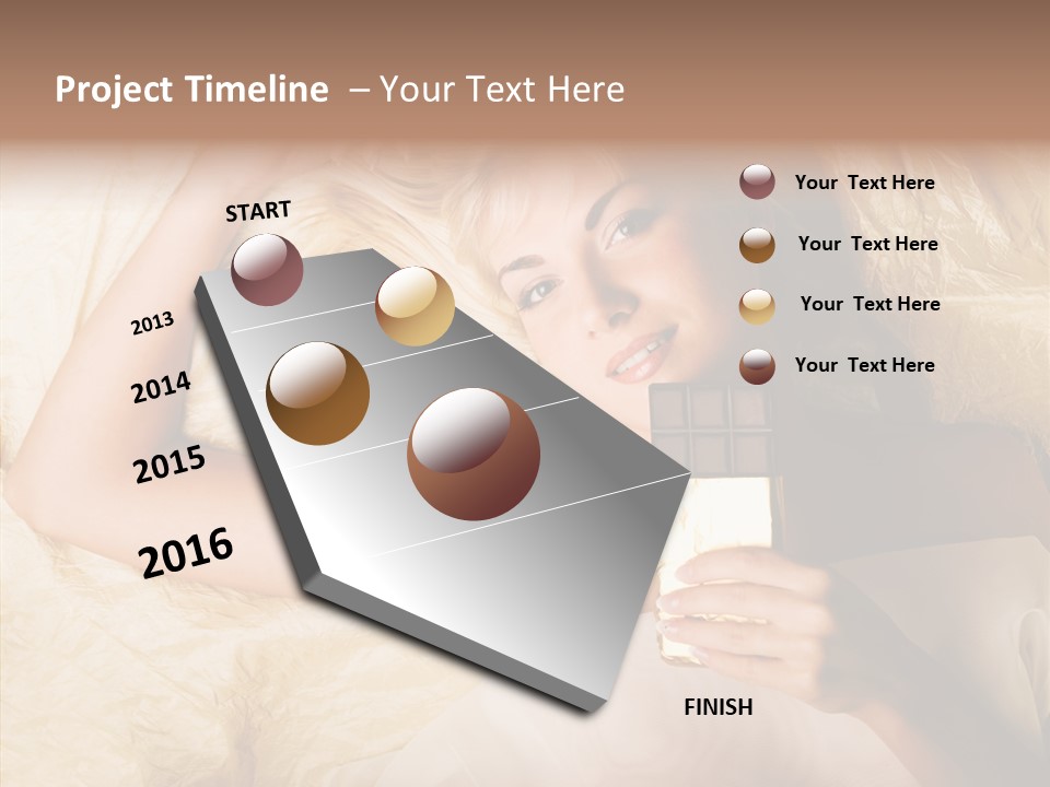 Block Pretty Romance PowerPoint Template