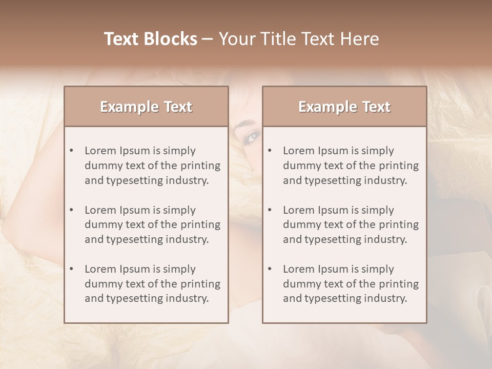 Block Pretty Romance PowerPoint Template