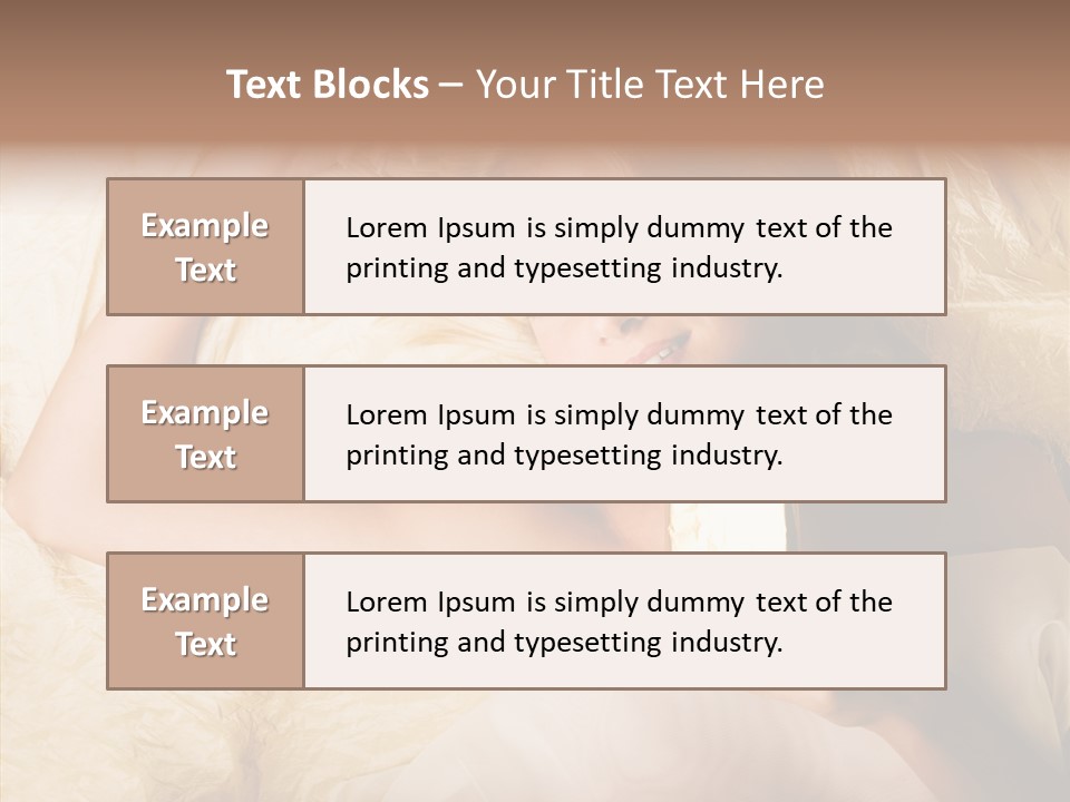 Block Pretty Romance PowerPoint Template
