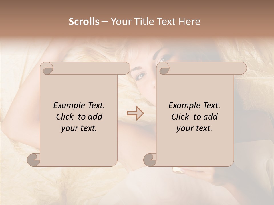 Block Pretty Romance PowerPoint Template