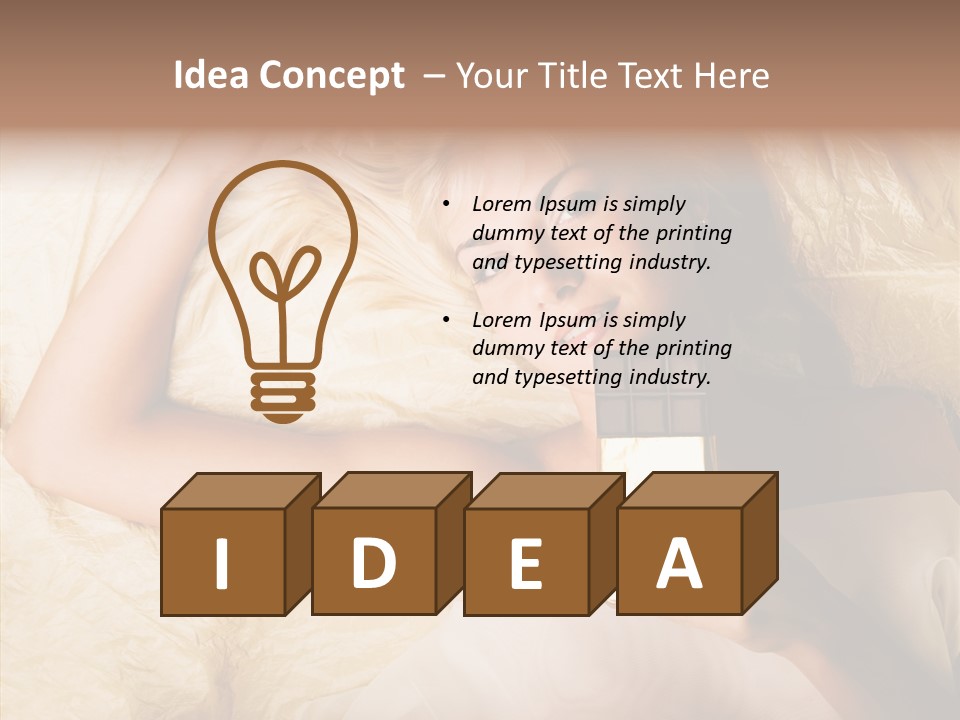 Block Pretty Romance PowerPoint Template