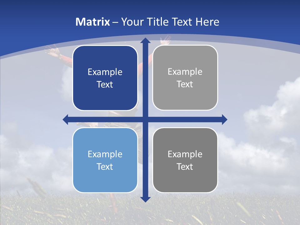 Determination Vitality Man PowerPoint Template