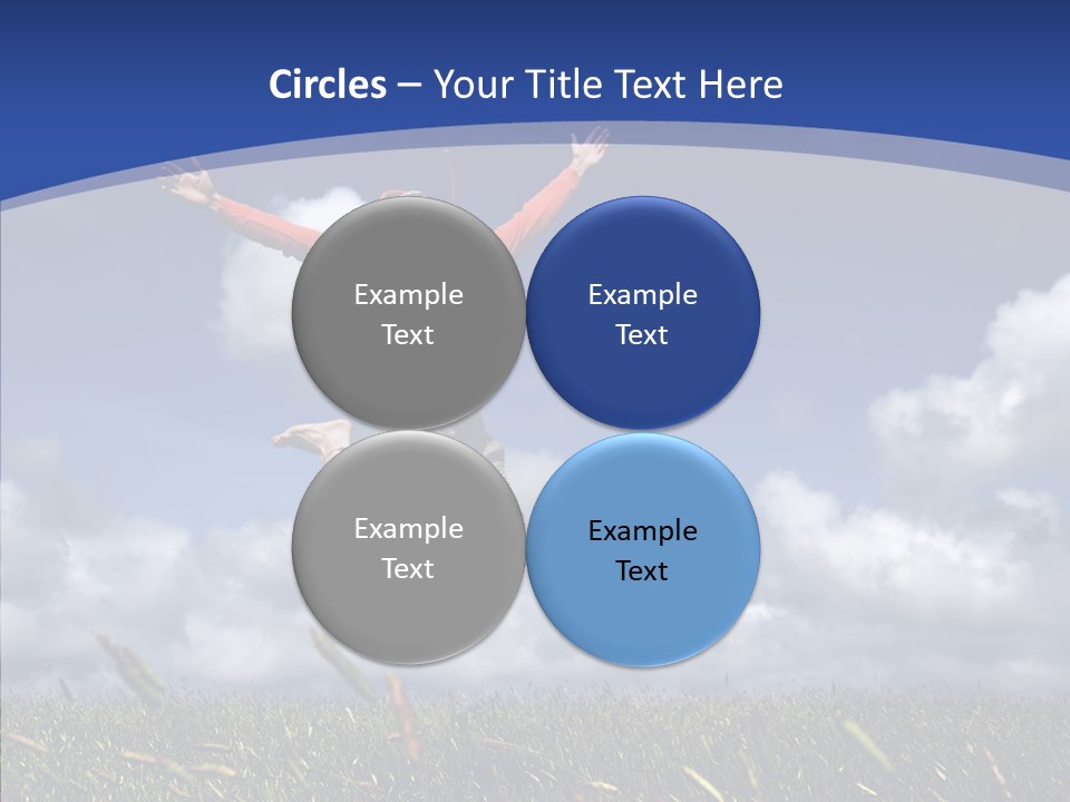 Determination Vitality Man PowerPoint Template