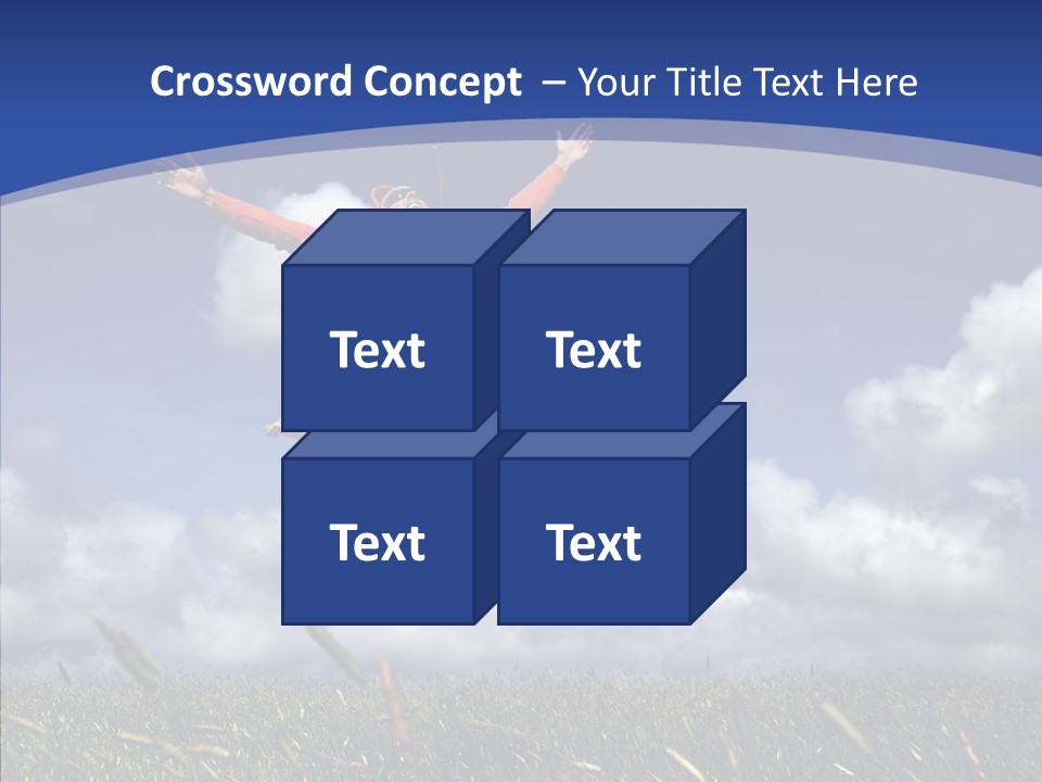 Determination Vitality Man PowerPoint Template