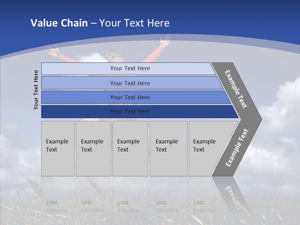 Determination Vitality Man PowerPoint Template