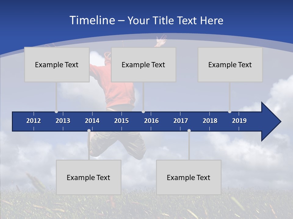 Determination Vitality Man PowerPoint Template