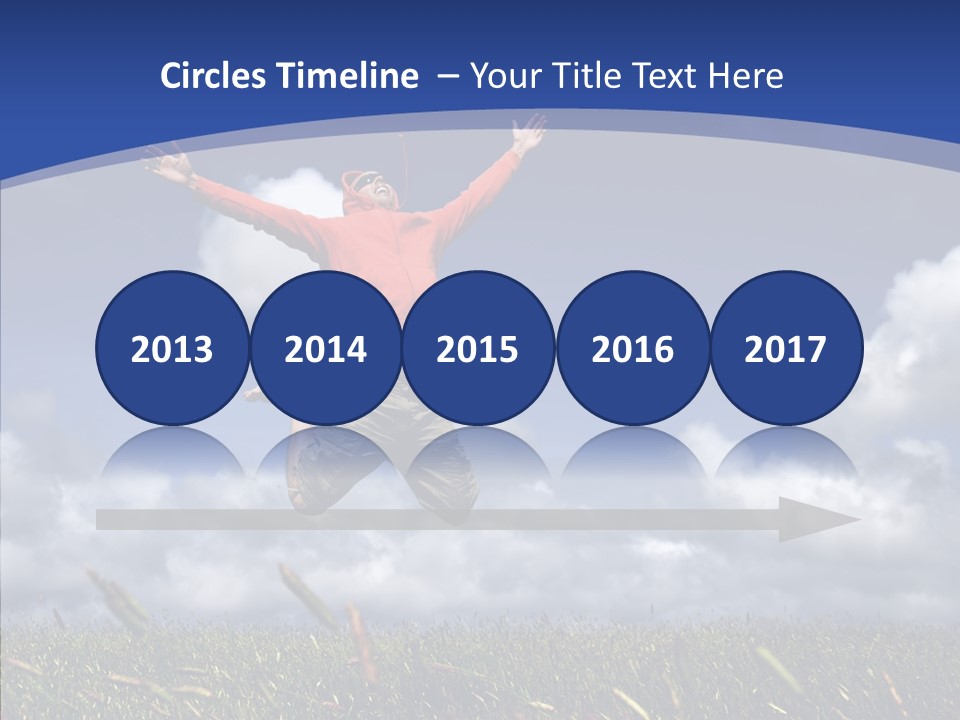 Determination Vitality Man PowerPoint Template