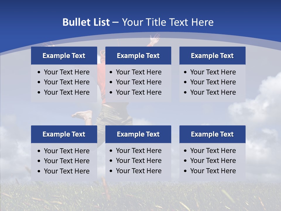Determination Vitality Man PowerPoint Template