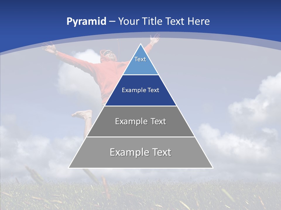 Determination Vitality Man PowerPoint Template