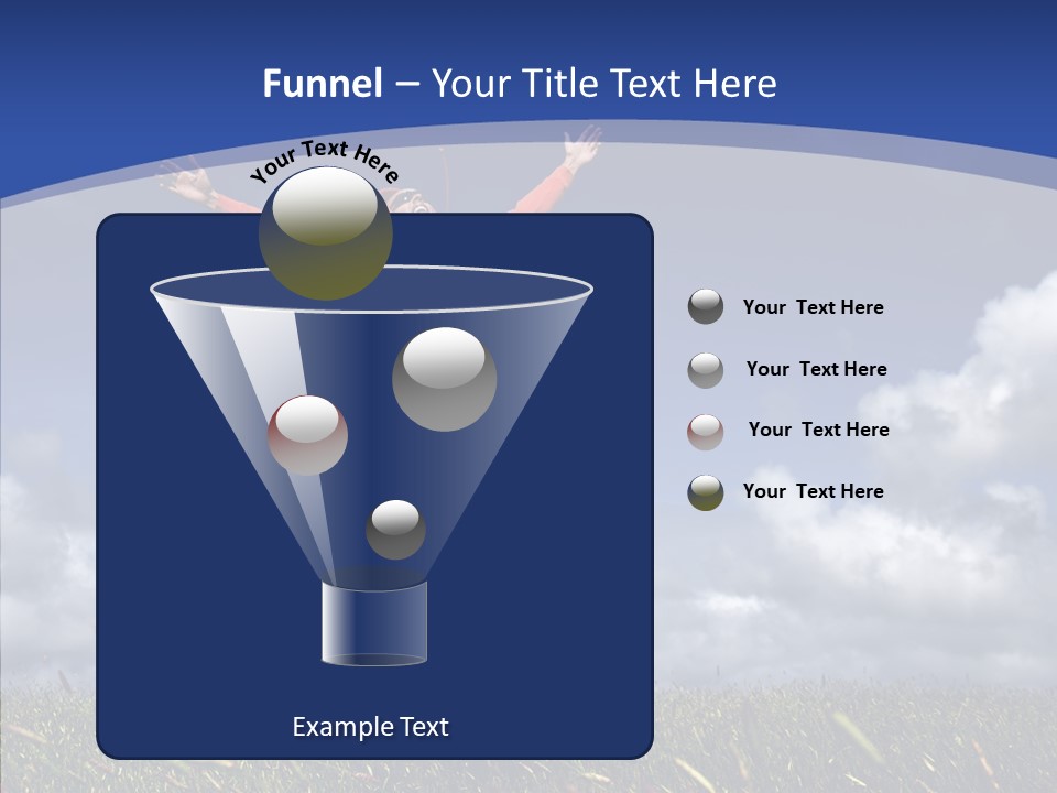 Determination Vitality Man PowerPoint Template