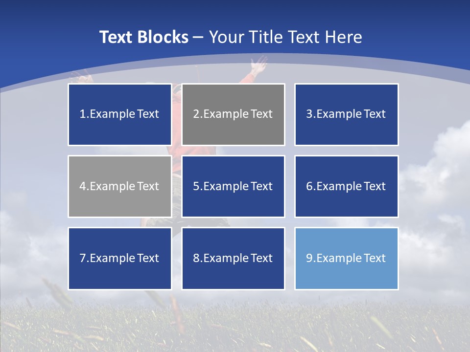 Determination Vitality Man PowerPoint Template