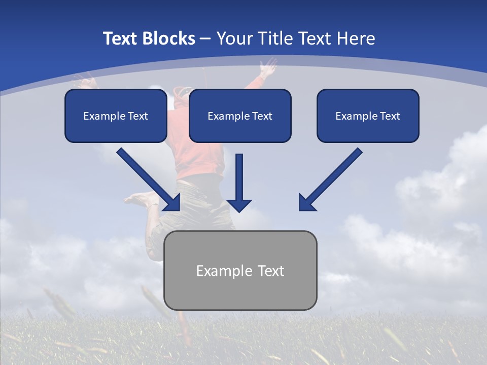 Determination Vitality Man PowerPoint Template
