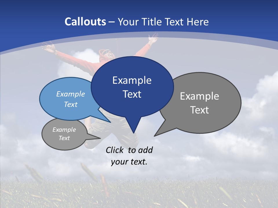 Determination Vitality Man PowerPoint Template