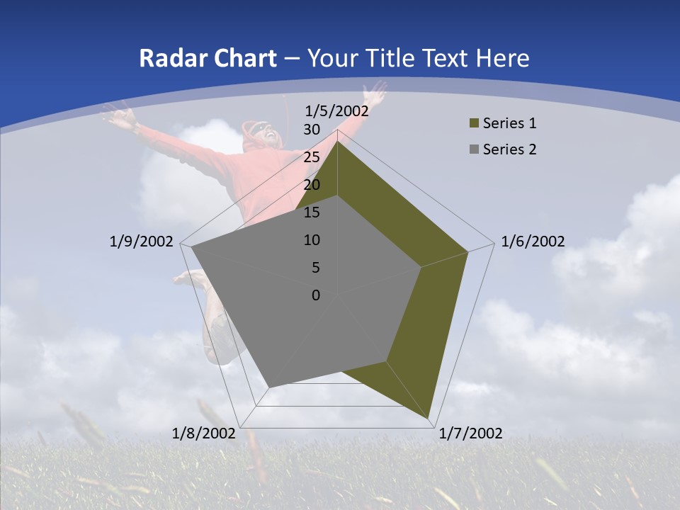 Determination Vitality Man PowerPoint Template
