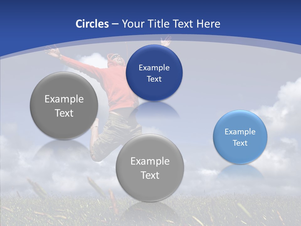Determination Vitality Man PowerPoint Template