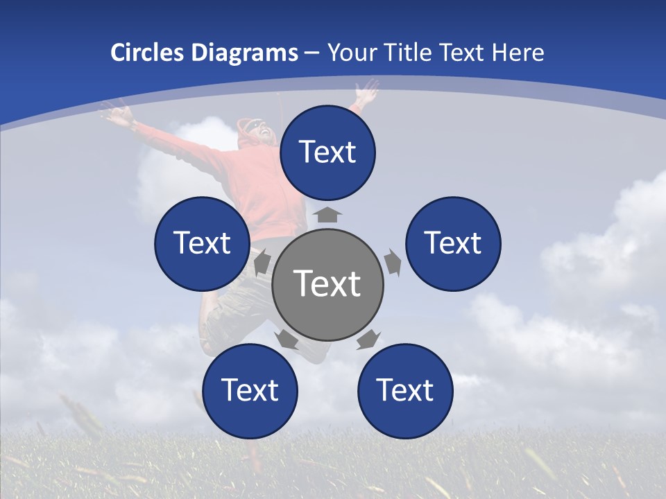 Determination Vitality Man PowerPoint Template