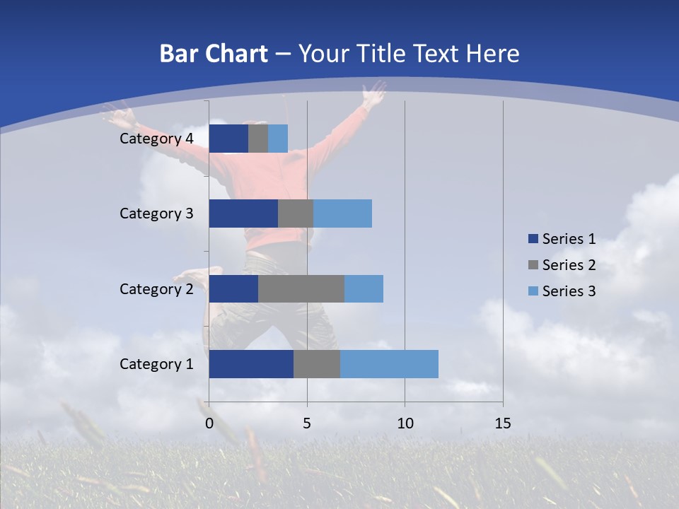 Determination Vitality Man PowerPoint Template