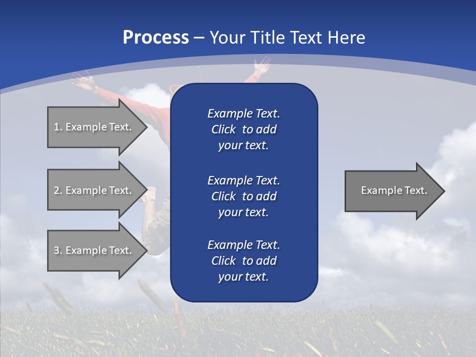 Determination Vitality Man PowerPoint Template