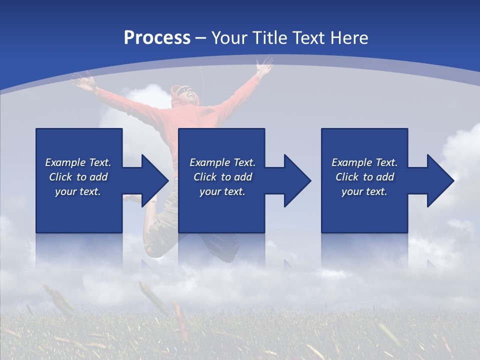 Determination Vitality Man PowerPoint Template