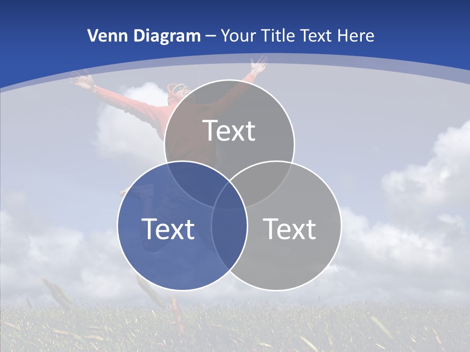 Determination Vitality Man PowerPoint Template