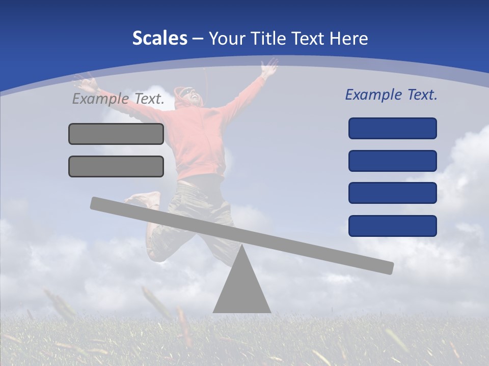Determination Vitality Man PowerPoint Template