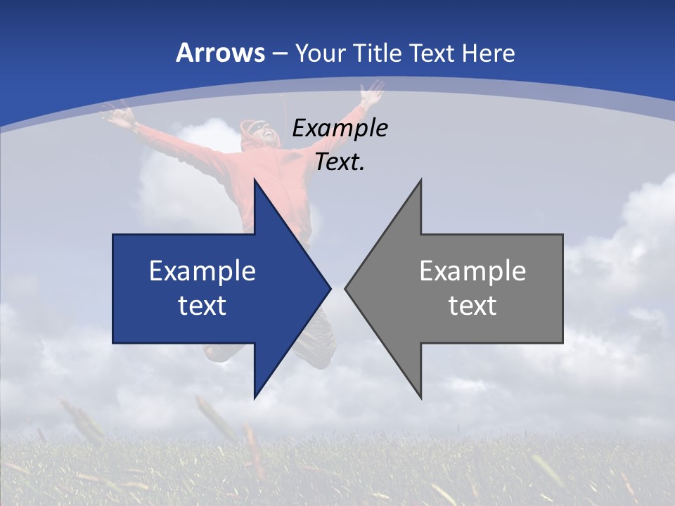 Determination Vitality Man PowerPoint Template