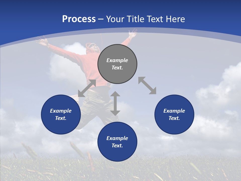 Determination Vitality Man PowerPoint Template