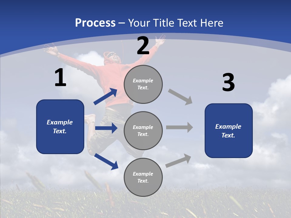 Determination Vitality Man PowerPoint Template