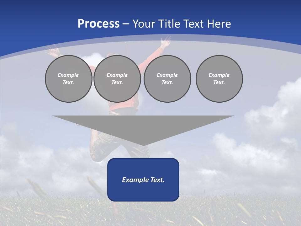 Determination Vitality Man PowerPoint Template