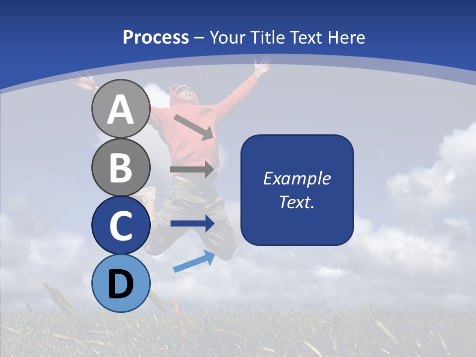 Determination Vitality Man PowerPoint Template