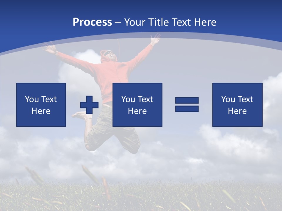 Determination Vitality Man PowerPoint Template