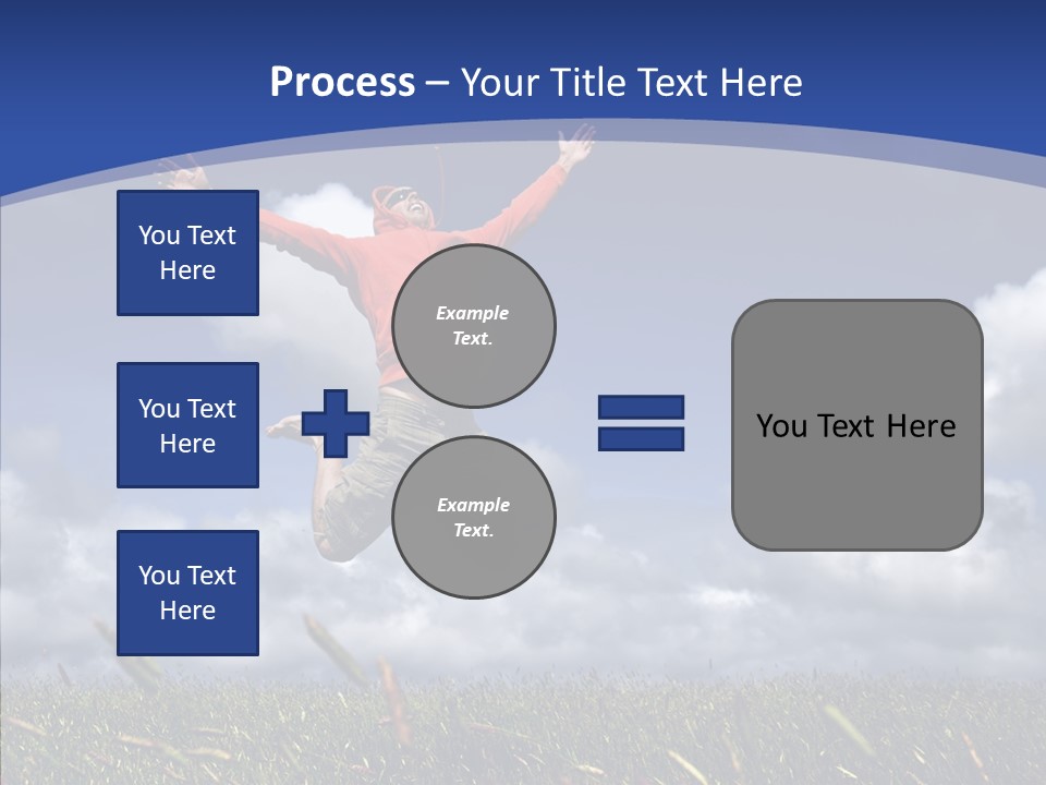 Determination Vitality Man PowerPoint Template