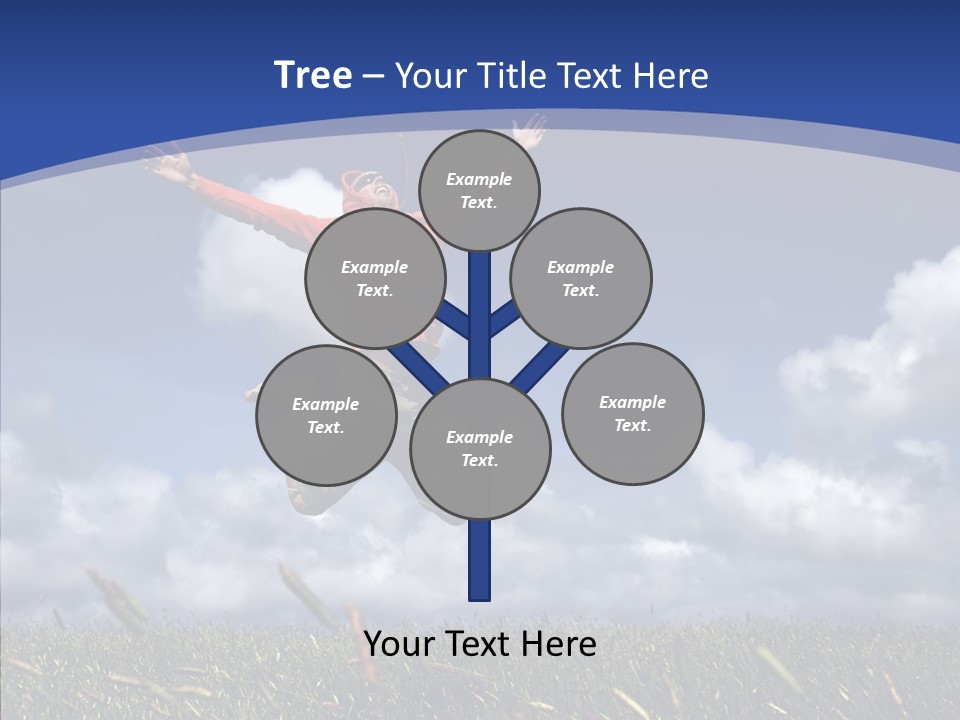 Determination Vitality Man PowerPoint Template