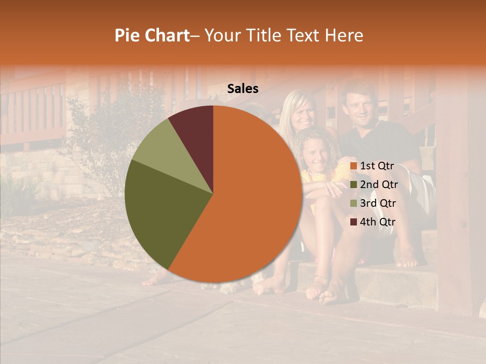 Son Building Stairway PowerPoint Template