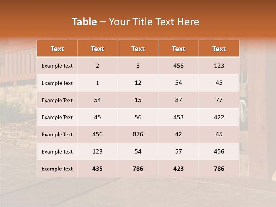 Son Building Stairway PowerPoint Template