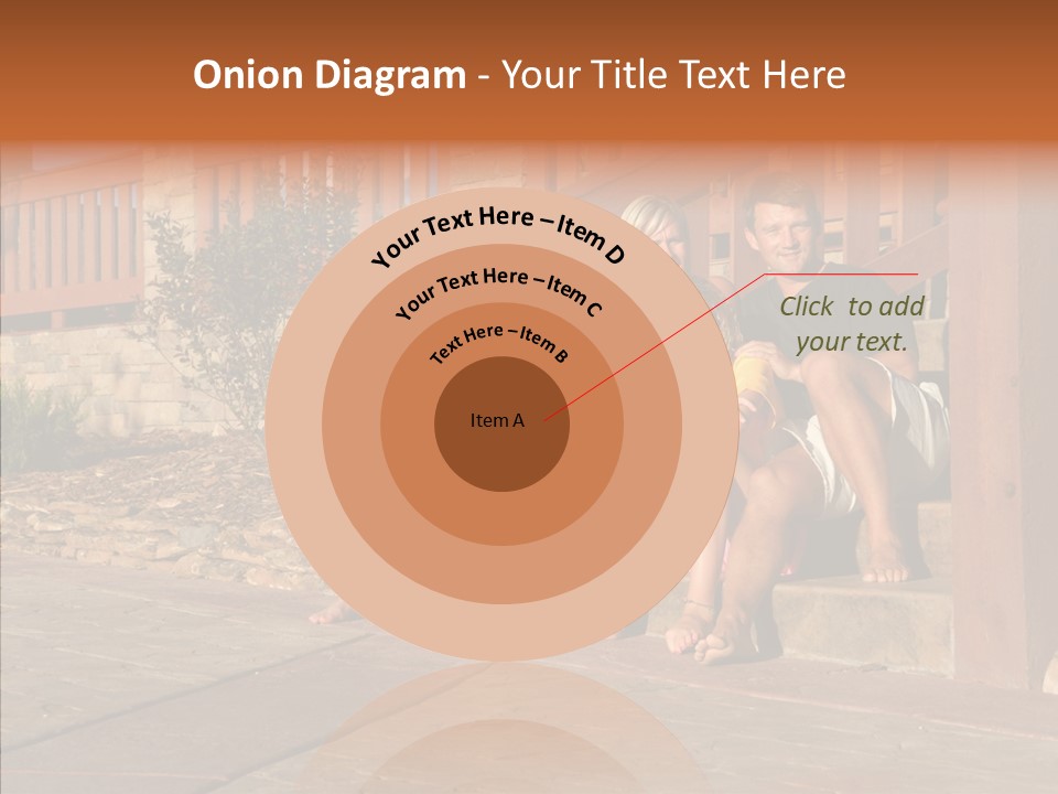 Son Building Stairway PowerPoint Template