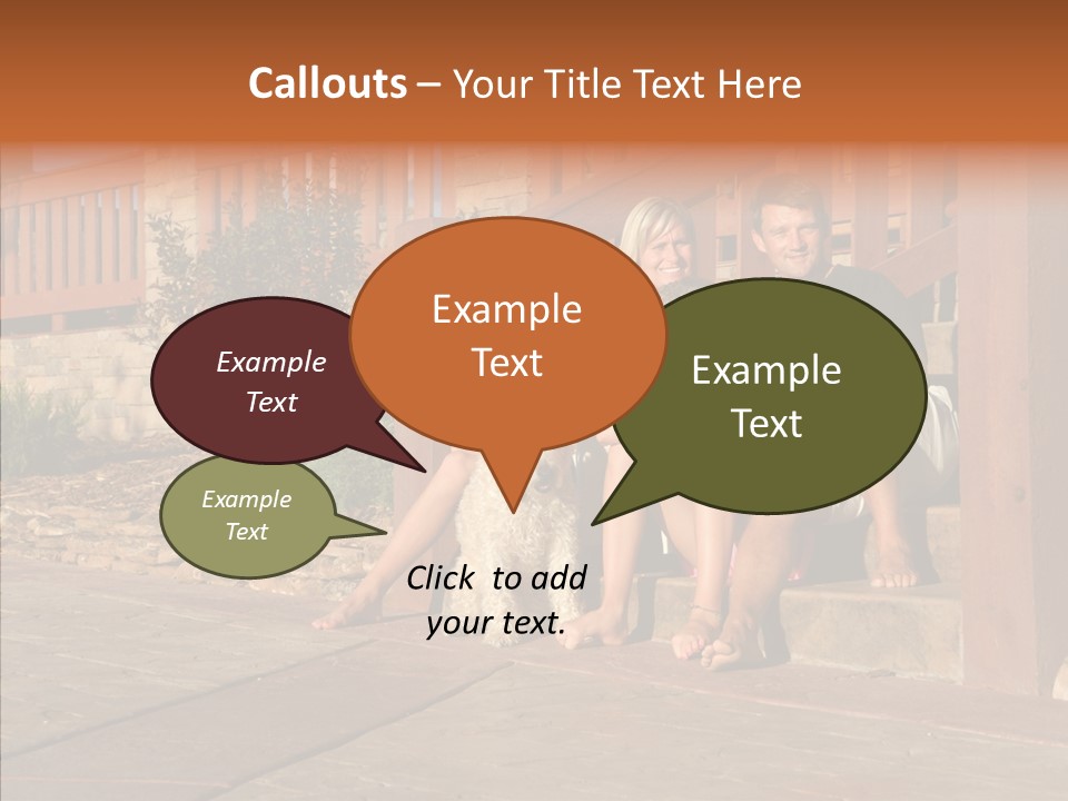 Son Building Stairway PowerPoint Template